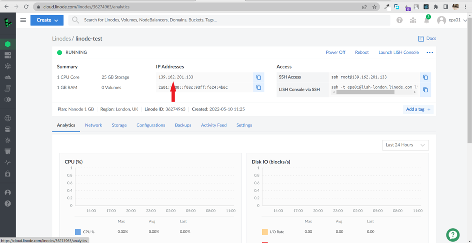 Configuration basique serveur Linux (Ubuntu) sur Linode