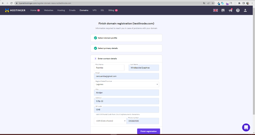 Test API
