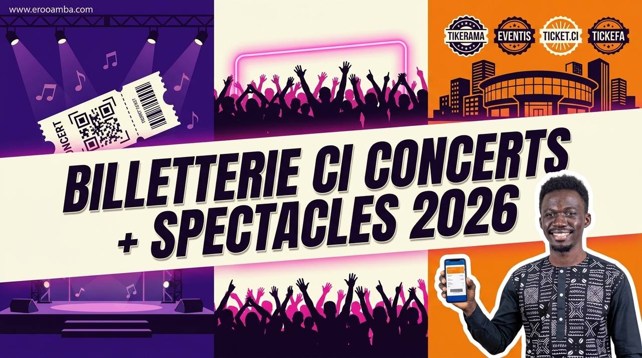 Meilleures Plateformes de Billetterie en Côte d'Ivoire 2026 : Concerts, Spectacles, Événements (Le Comparatif Complet)