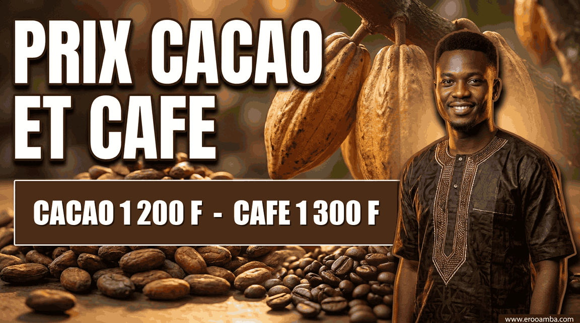 Prix du Cacao en Côte d'Ivoire 2026-2027 : 1 200 FCFA/kg Bord Champ, Café à 1 300 FCFA/kg, Cours ICE à 5 503 $/t