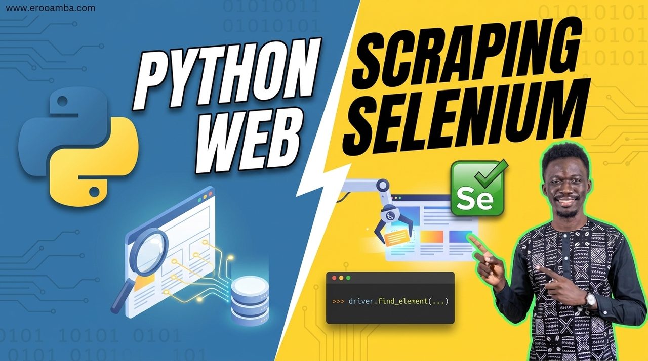 Python : Comment faire du Web Scraping ou extraction de données avec (Selenium)