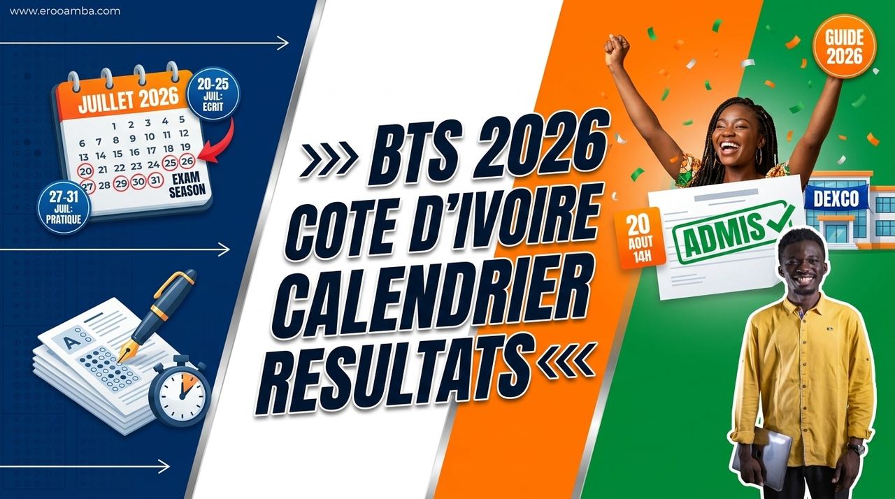 BTS 2026 Côte d'Ivoire : Calendrier des Compositions, Résultats et Guide Complet