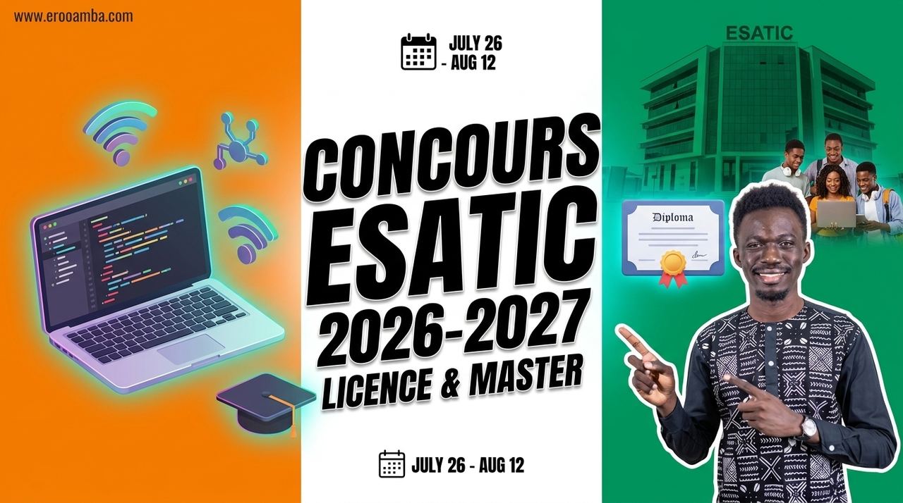 Concours ESATIC 2026-2027 : dates officielles, chronogramme et Master 1 payant