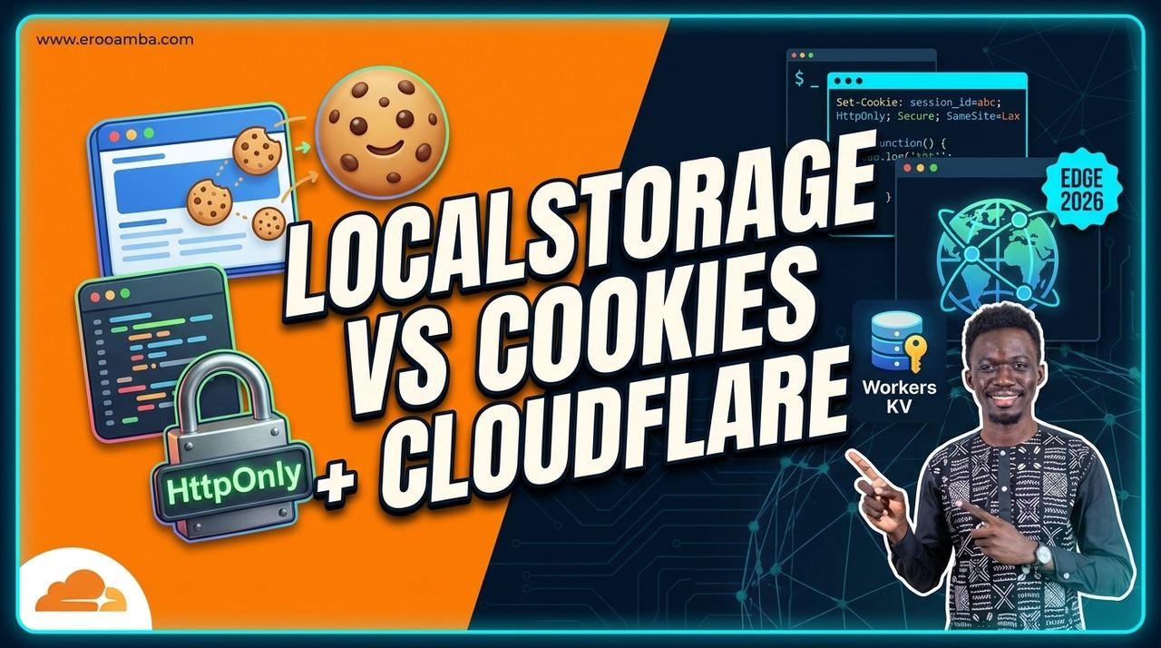 LocalStorage vs Cookies en 2026 : différences, sécurité et comment Cloudflare Zaraz + Workers KV changent la donne