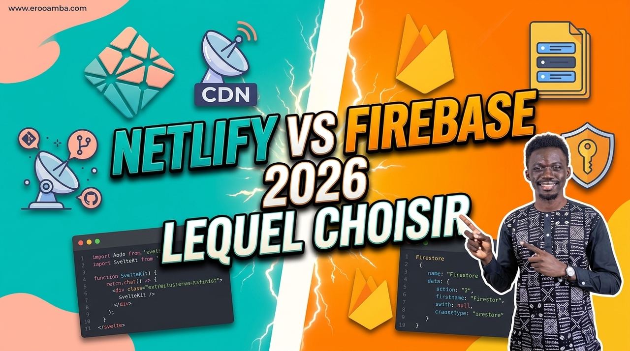 Netlify vs Firebase en 2026 : lequel choisir pour votre prochain projet