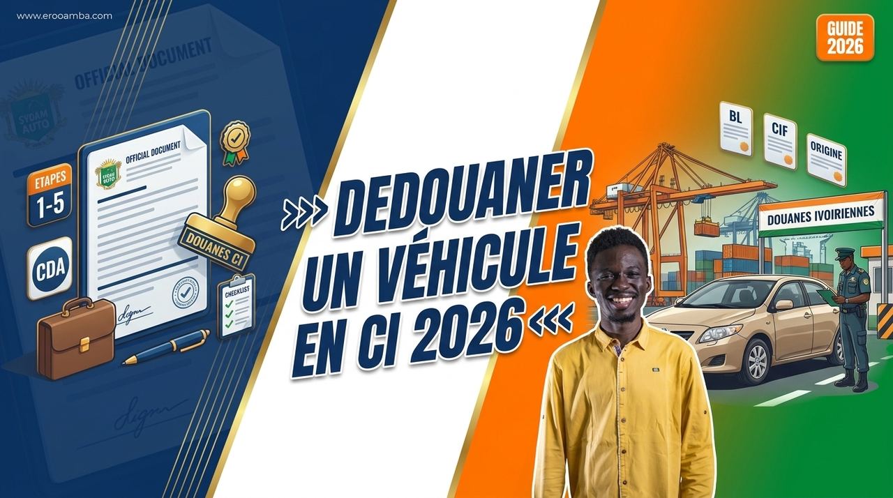 Comment Dédouaner un Véhicule en Côte d'Ivoire 2026 : Guide Complet SYDAM Auto, Transitaire, Taxes