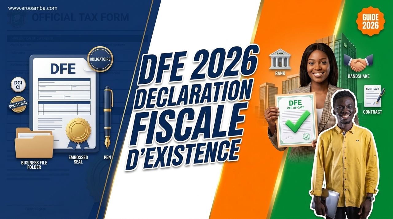 DFE en Côte d'Ivoire 2026 : C'est Quoi la Déclaration Fiscale d'Existence, Comment l'Obtenir à la DGI (Guide Complet)