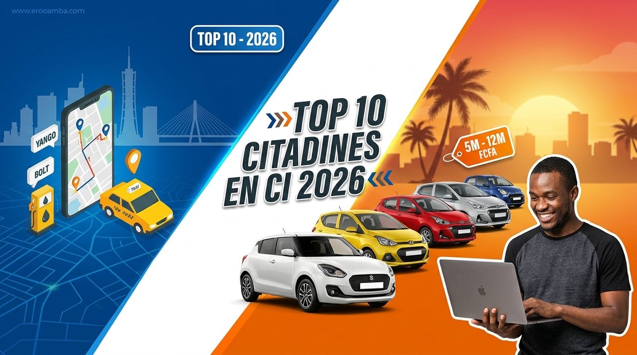 Les Meilleures Citadines en Côte d'Ivoire 2026 : Top 10 pour Ville + VTC (Swift, Yaris, Picanto, i10…)