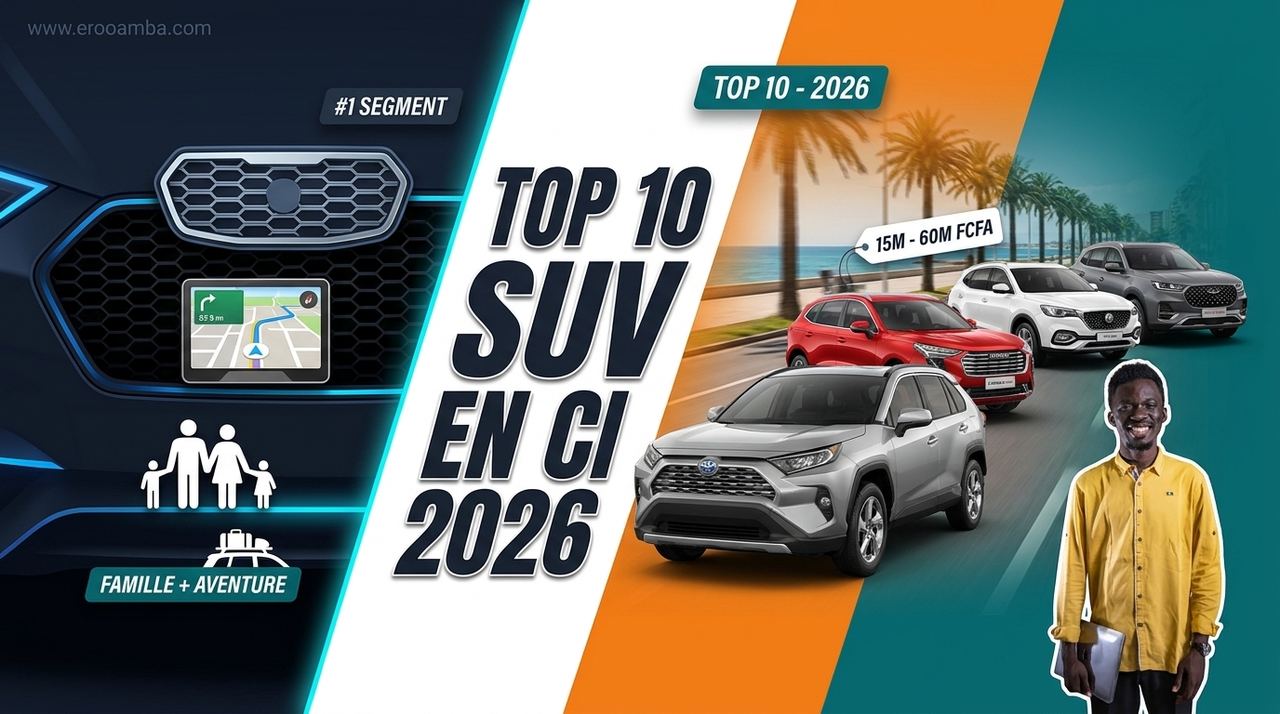 Les Meilleurs SUV en Côte d'Ivoire en 2026 : Top 10 Classement, Prix et Avis