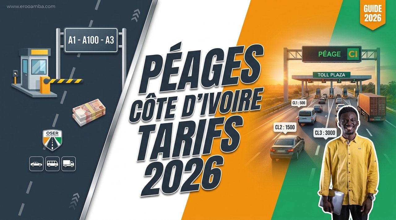Tous les Péages en Côte d'Ivoire 2026 : Liste Complète, Tarifs par Classe de Véhicule, Nouveaux Postes