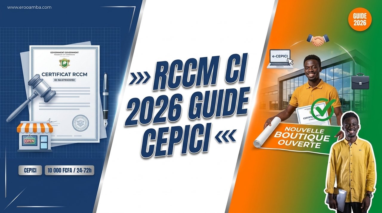 Registre de Commerce (RCCM) en Côte d'Ivoire 2026 : C'est Quoi, Comment l'Obtenir au CEPICI, Tarifs et Délais