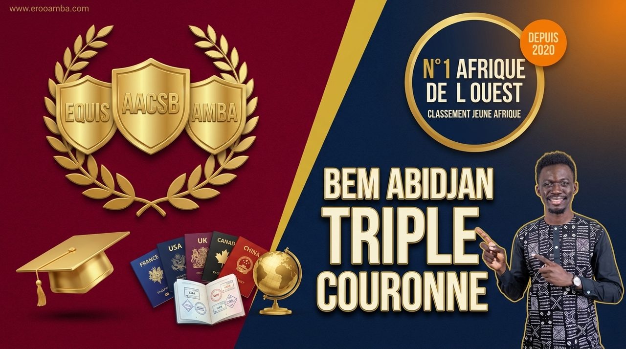 BEM Business School Abidjan 2026 : la 1ère école de commerce d'Afrique de l'Ouest selon Jeune Afrique, campus KEDGE de la Riviera Bonoumin