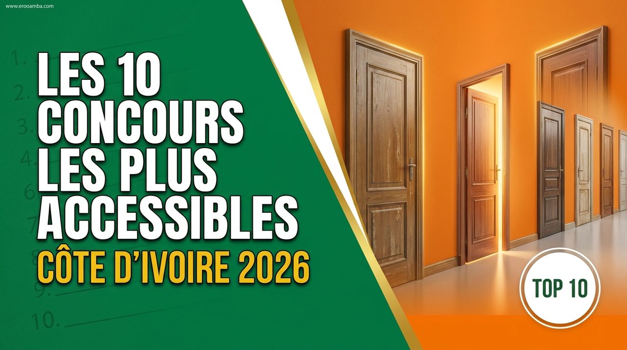 Les 10 concours de la fonction publique les plus accessibles en Côte d'Ivoire (2026)