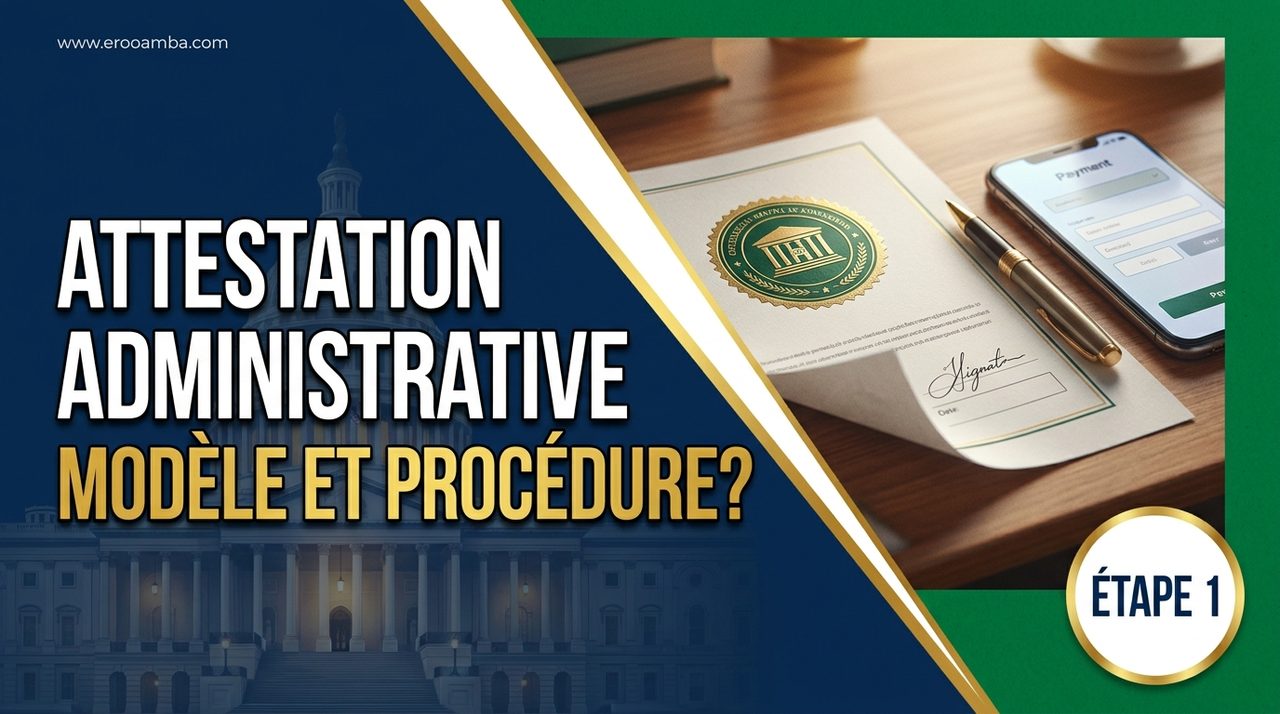 Modèle de lettre de demande d'attestation administrative pour prêt bancaire (fonctionnaire, Côte d'Ivoire 2026)