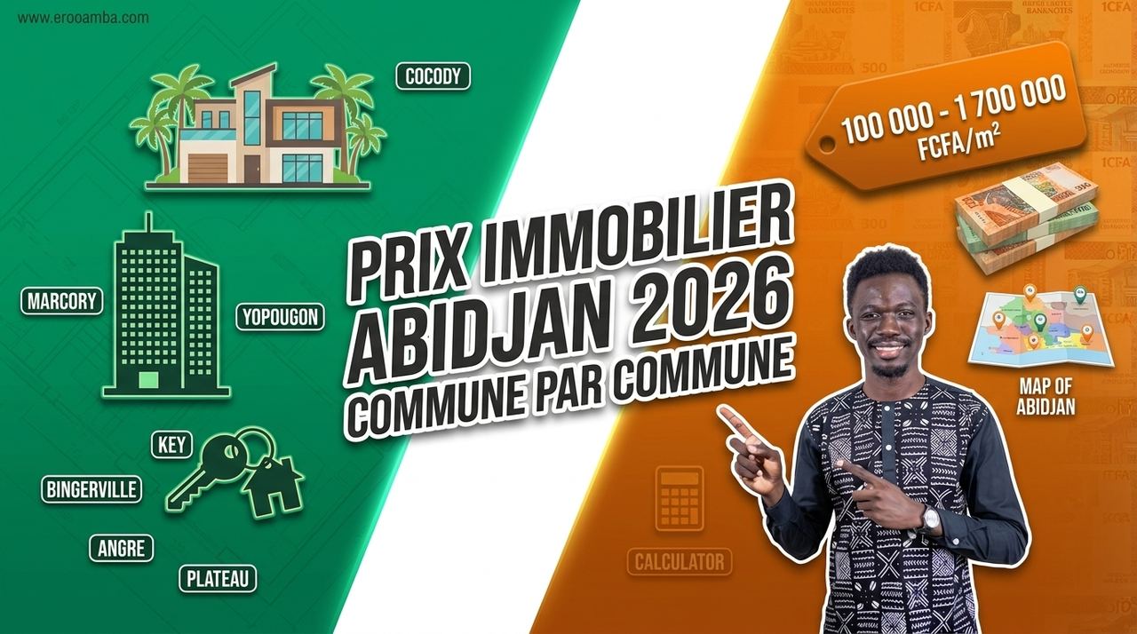 Prix Immobilier par Commune Abidjan 2026 : Le Vrai Coût pour Acheter, Louer et Investir (Cocody, Marcory Zone 4, Yopougon, Bingerville, Songon, Anyama)