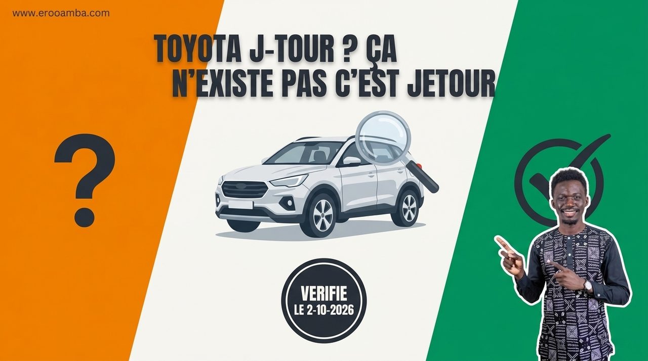 « Toyota J-Tour » n'Existe Pas : C'est Jetour, une Marque Chinoise — et Voici Pourquoi on ne Trouve ni Noah ni Voxy à Abidjan