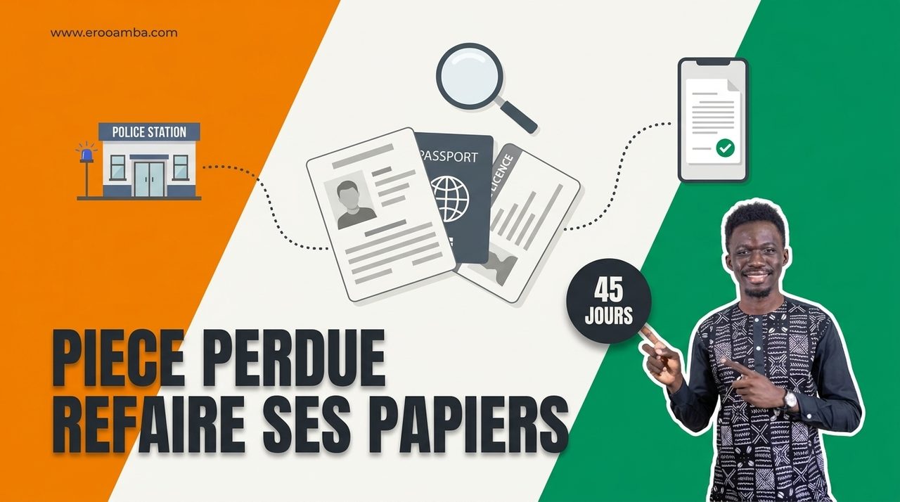 Pièce Perdue en Côte d'Ivoire 2026 : Refaire sa CNI, son Passeport, son Permis, son Acte de Naissance — Procédures, Coûts et Délais Réels